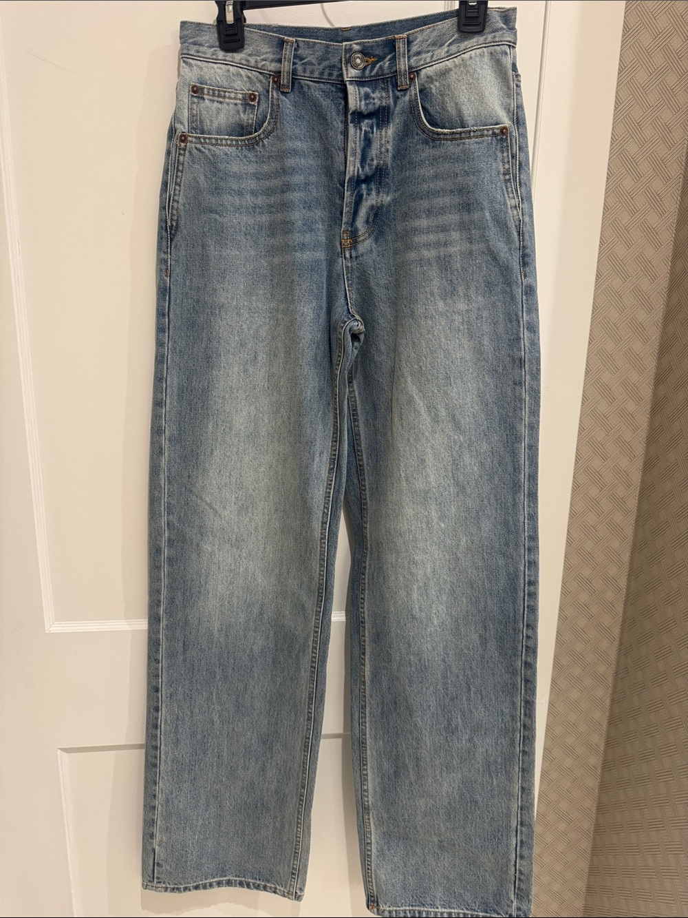 Saint Laurent Light Blue Relaxed Straight Jeans size 38